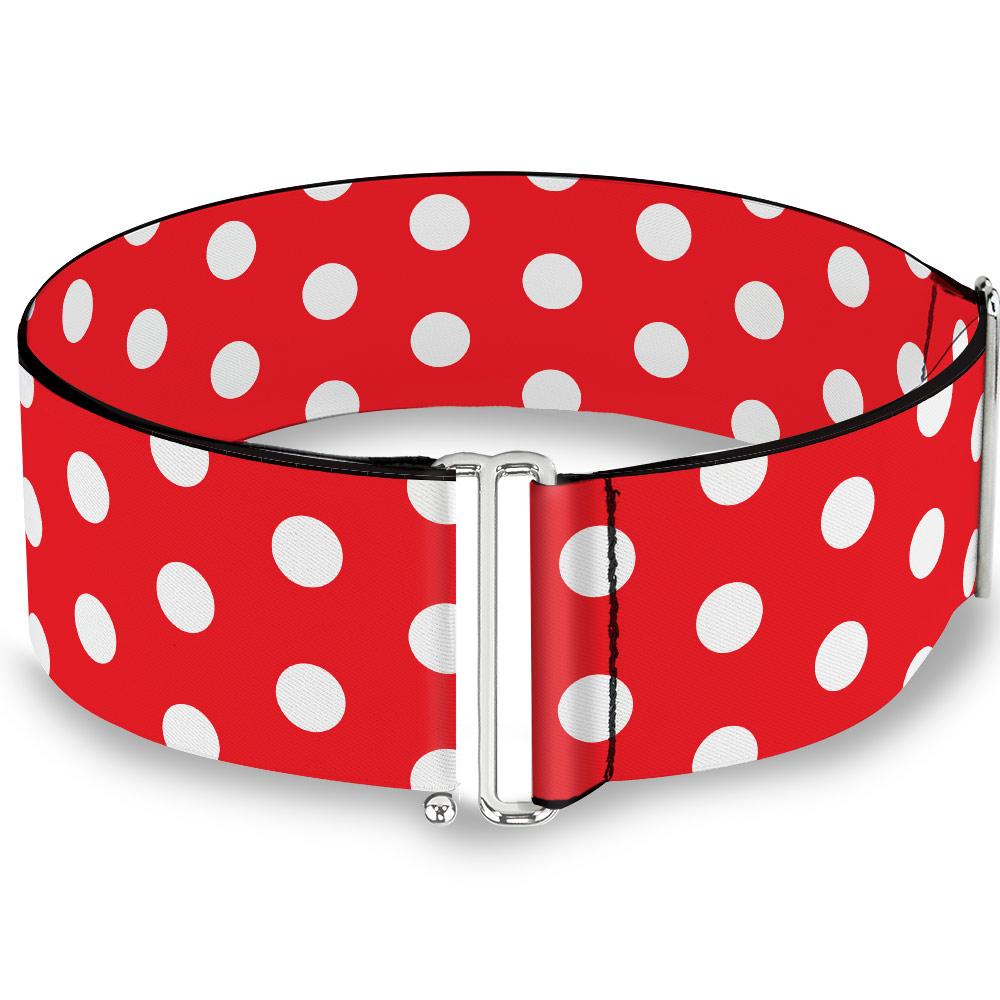 CINCH WAIST BELT - MINNIE MOUSE DOTS RED/WHITE