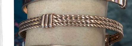 Magnetic Copper Bracelet, One Size Fits Most, Assorted Styles