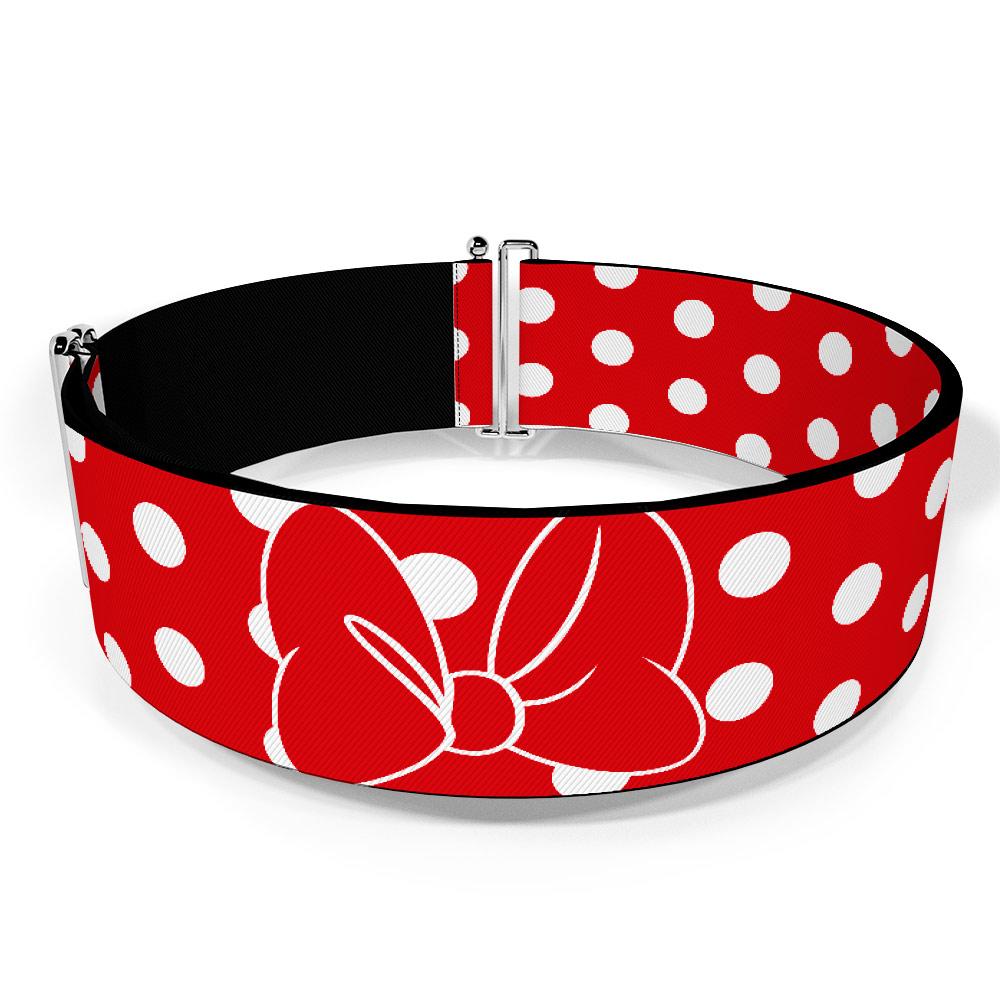 CINCH WAIST BELT - MINNIE MOUSE DOTS RED/WHITE