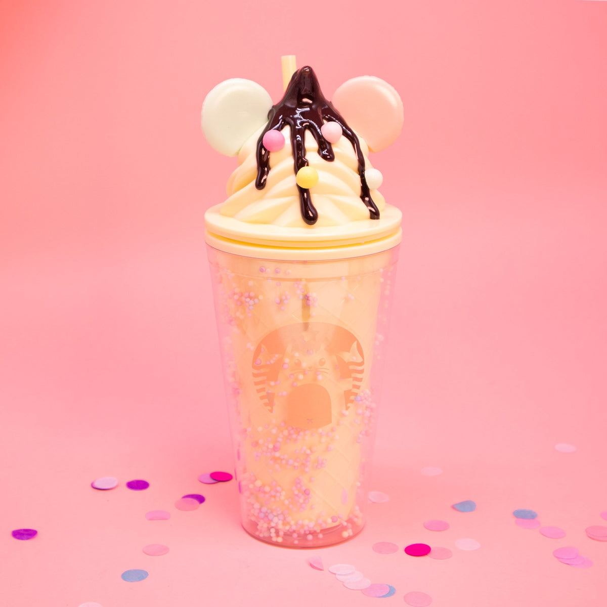 Candy Dots Soft Serve Sundae Tumbler - Vanilla