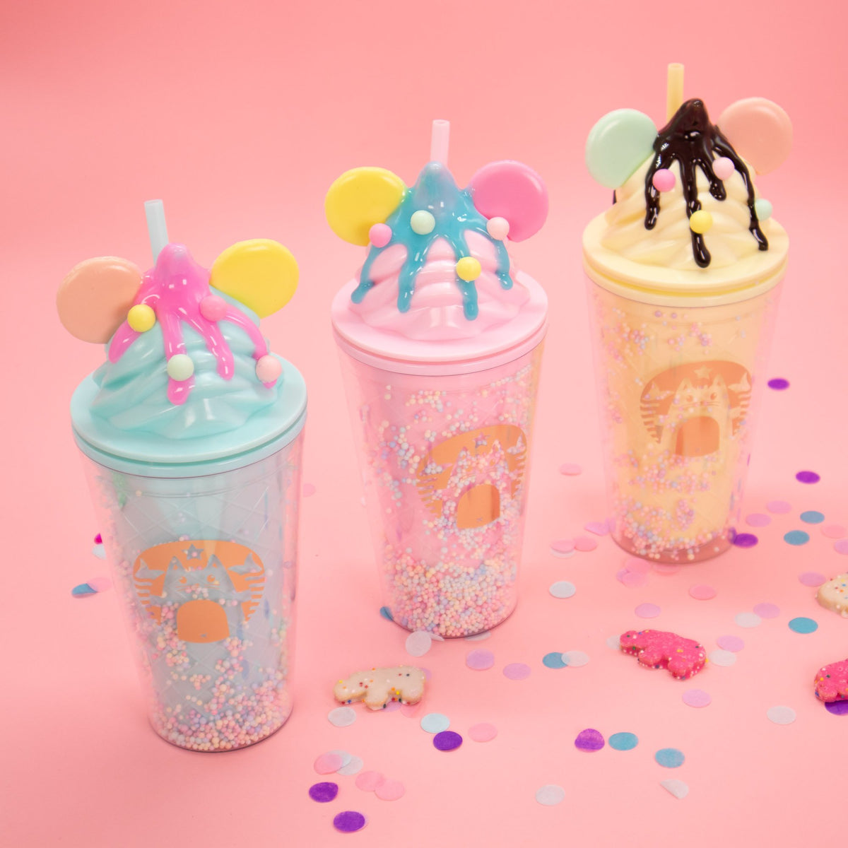 Candy Dots Soft Serve Sundae Tumbler - Vanilla