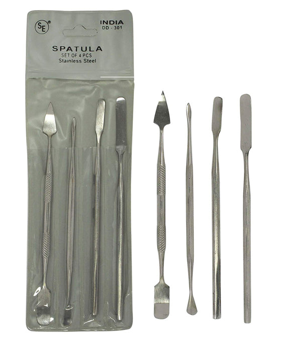 4 Pc Stainless Steel Spatula Set