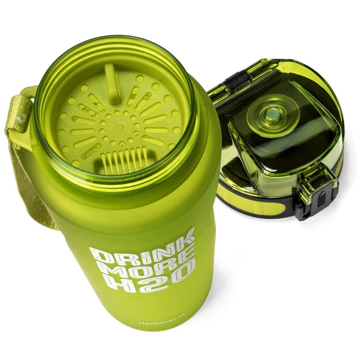 New Edge 36oz Motivational Water Bottle - Green