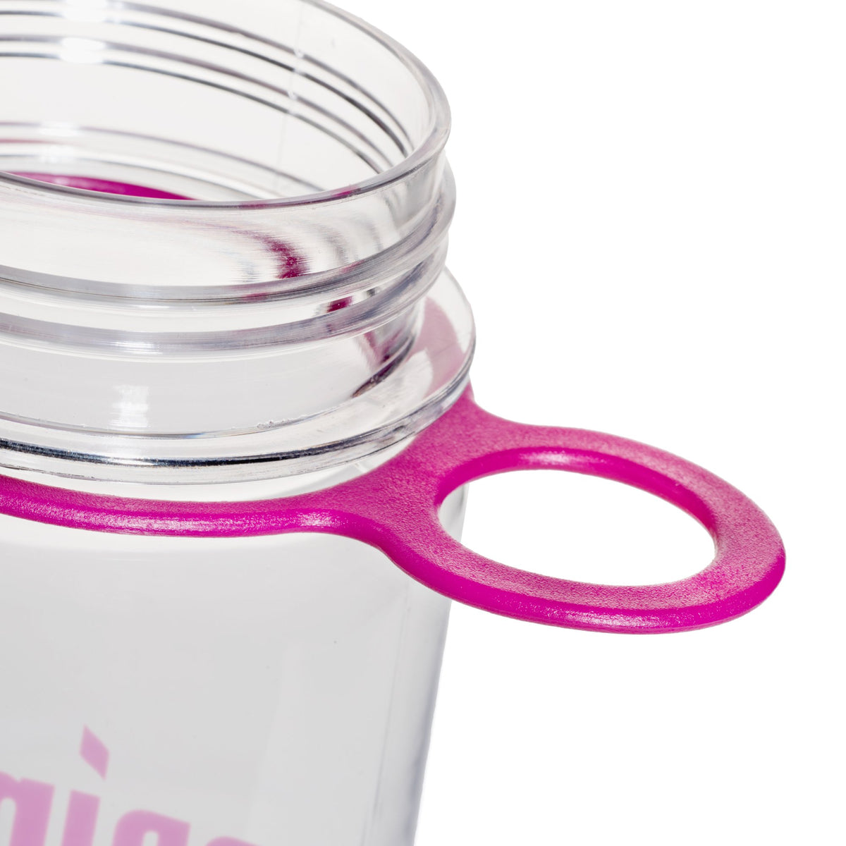 New Edge 30oz Motivational Water Bottle with Straw - Pink
