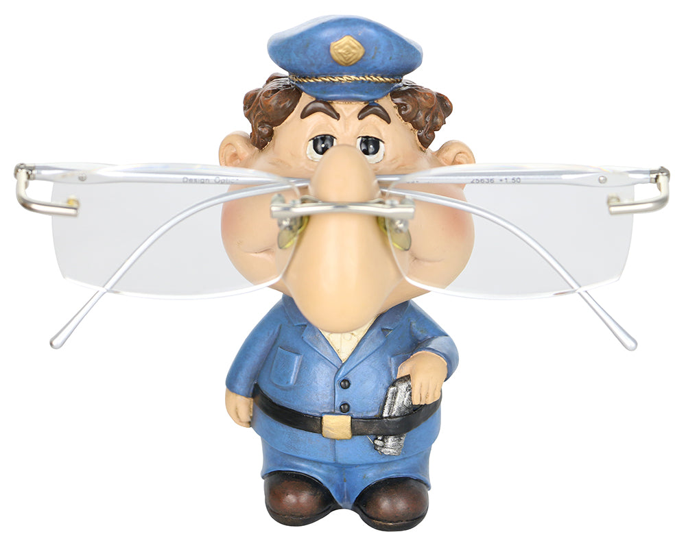 EYEGLASS HOLDER, 4.5" POLICEMAN