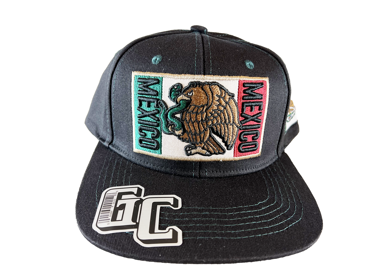 MEXICO FLAG  EMBROIDERY HAT