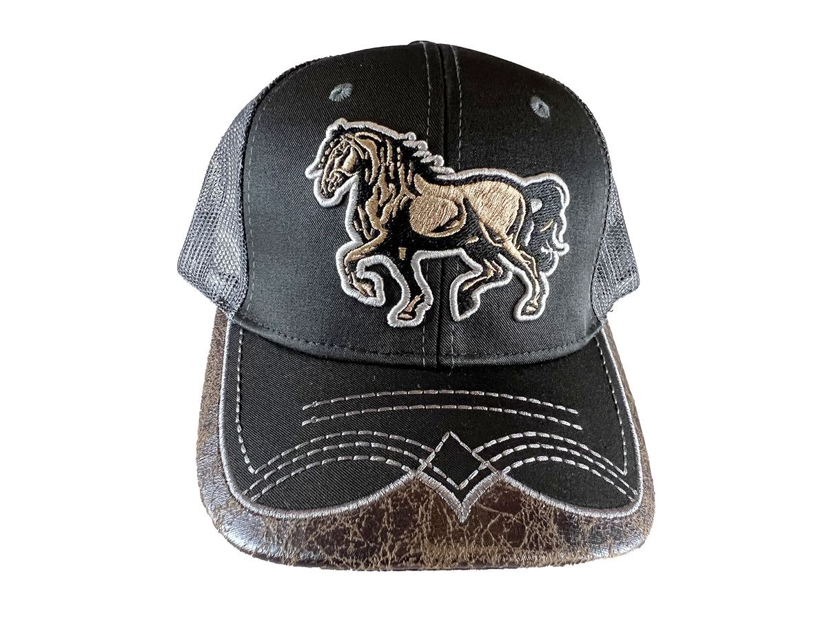DANCING HORSE EMBROIDERY HAT