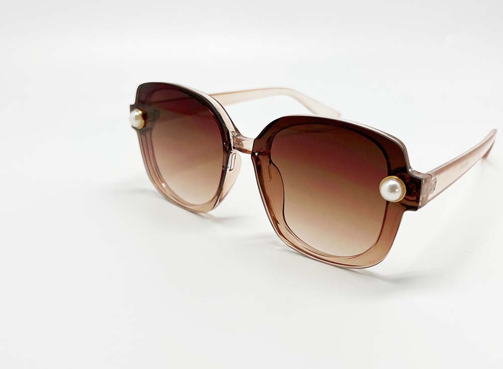 Oversized Luxury Round Pearl Sunglasses For Women