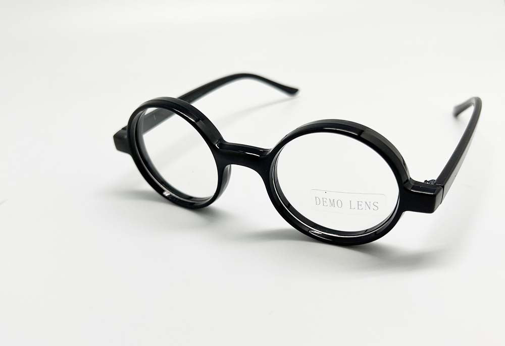 ROUND SMALL PLASTIC CLEAR GLASSES