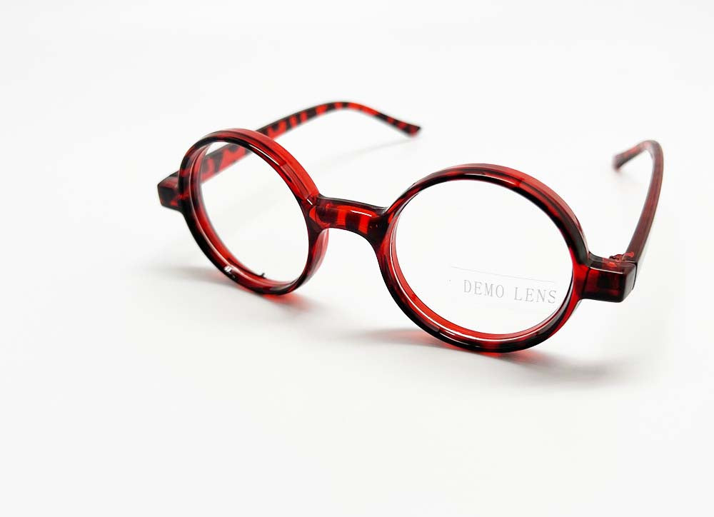 ROUND SMALL PLASTIC CLEAR GLASSES