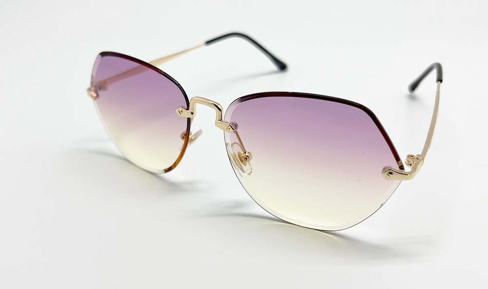 OCEAN LENS ASSORTED RIMLESS SUNGLASSES