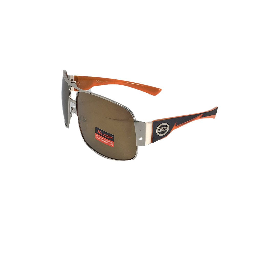 Xloop Metal Orange Sunglasses