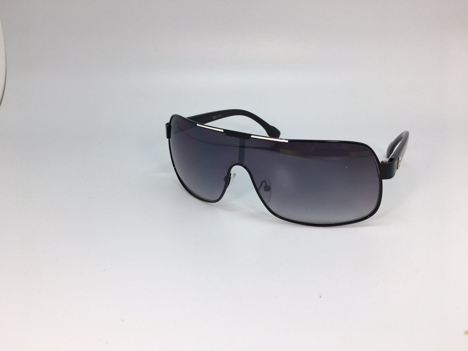 One-piece Metal Unisex Sunglasses