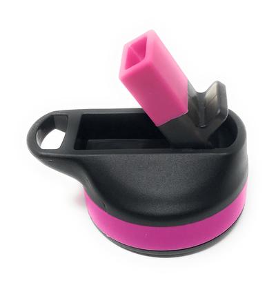 New Edge 2.5L 84oz Motivational Water Bottle - Color:  Hot Pink/Black
