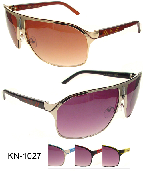 KHAN KN-1027 KHAN ONE-PIECE METAL SUNGLASSES