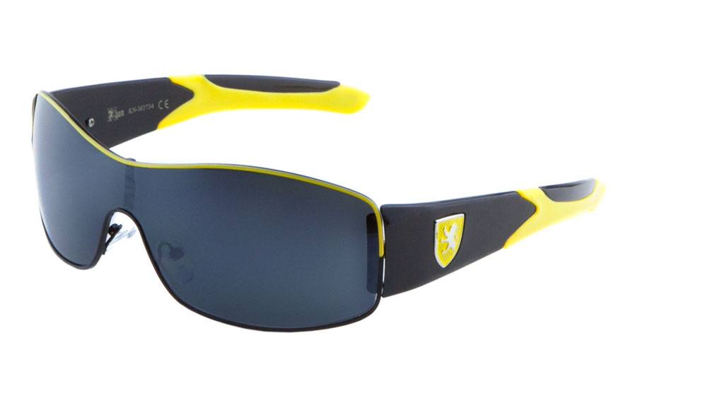 KN-M3734-KHAN-RCM ONE-PIECE METAL SUNGLASSES