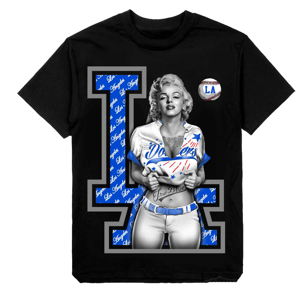 LA GIRL TRUE BLUE T-SHIRT