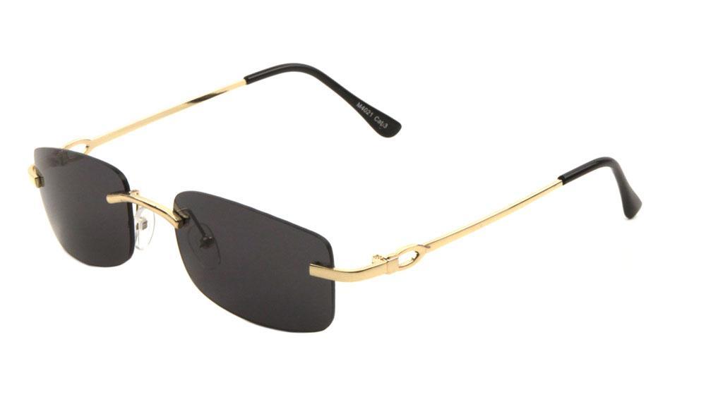 Metal Rimless Sunglasses