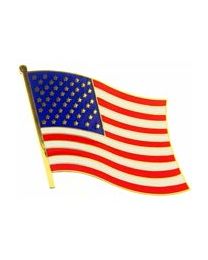 PIN-USA FLAG,WAVY - LARGE