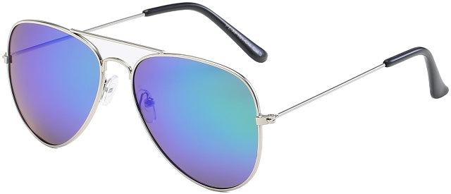 Air Force Polarized PZ-AF101-CM Classic Teardrop Aviator Color Mirror Lens Unisex Shades