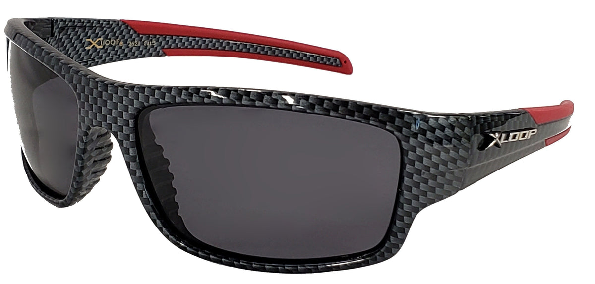 X-LOOP WRAP AROUND POLARIZED SUNGLASSES-PZ-X2621