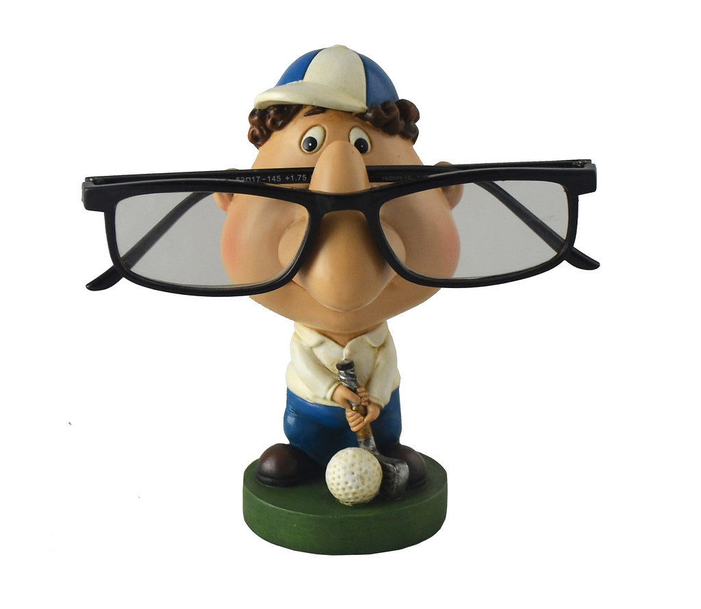 Polyresin Nerdy Golfer Eyeglass Holder