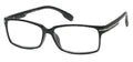 New Edge Black Reading Glasses