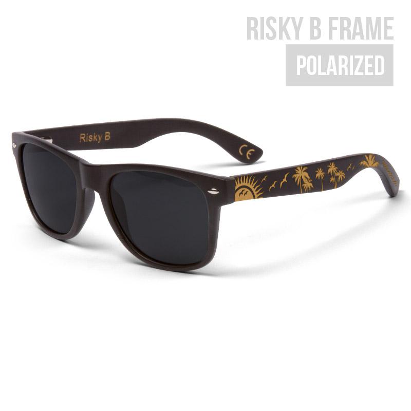 NEW EDGE EYEWEAR RISKY B - RISKY-COAST PALM TREES SUNGLASSES