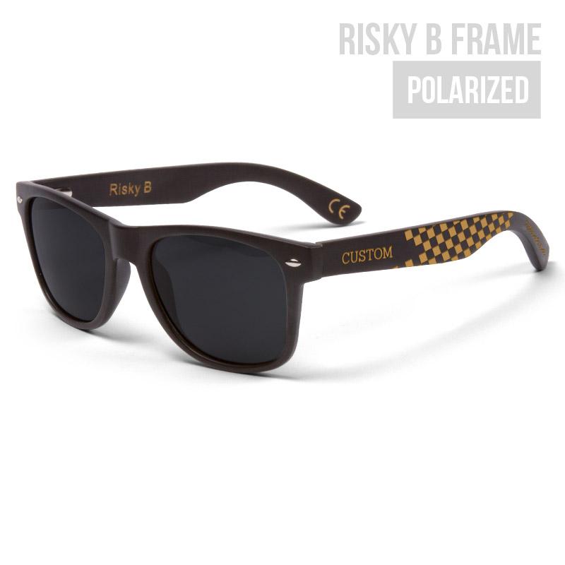 RISKY B – CHECKERED CUSTOM Sunglasses