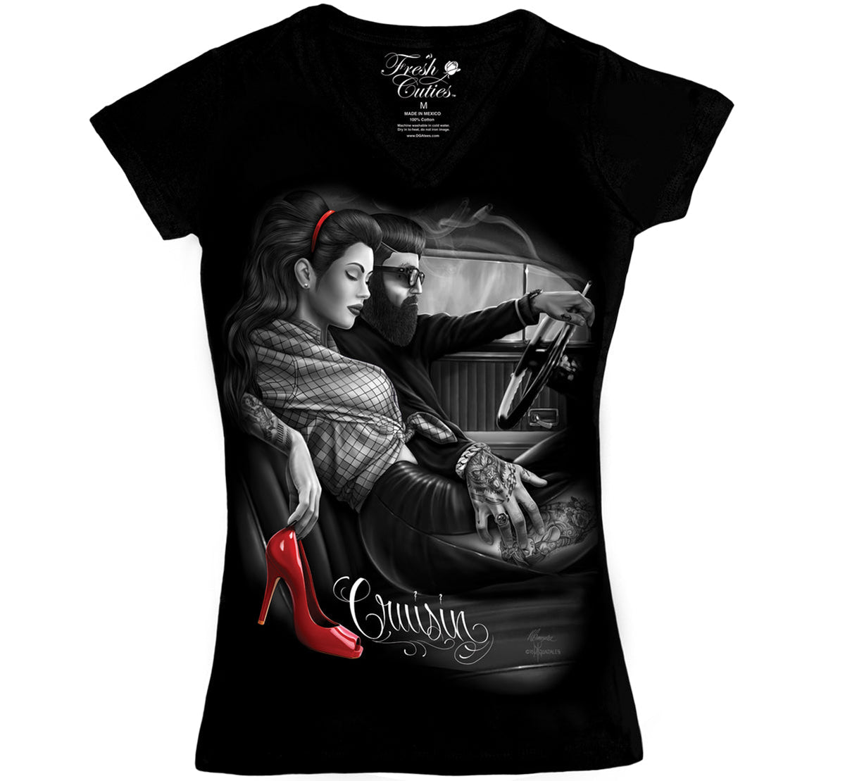 Fresh CutIes - Cruisin Women's V-Neck