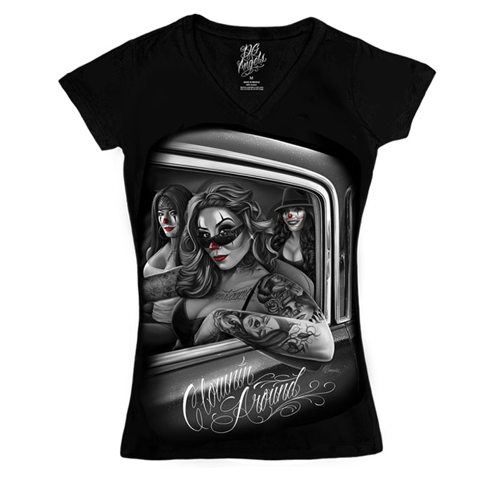 Clownin Around Women's V-Neck