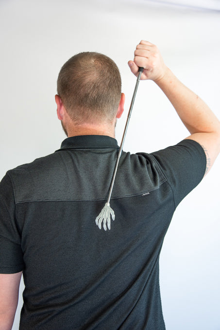 Glow In Dark Claw Telescopic Back Scratcher with Cushion Grip