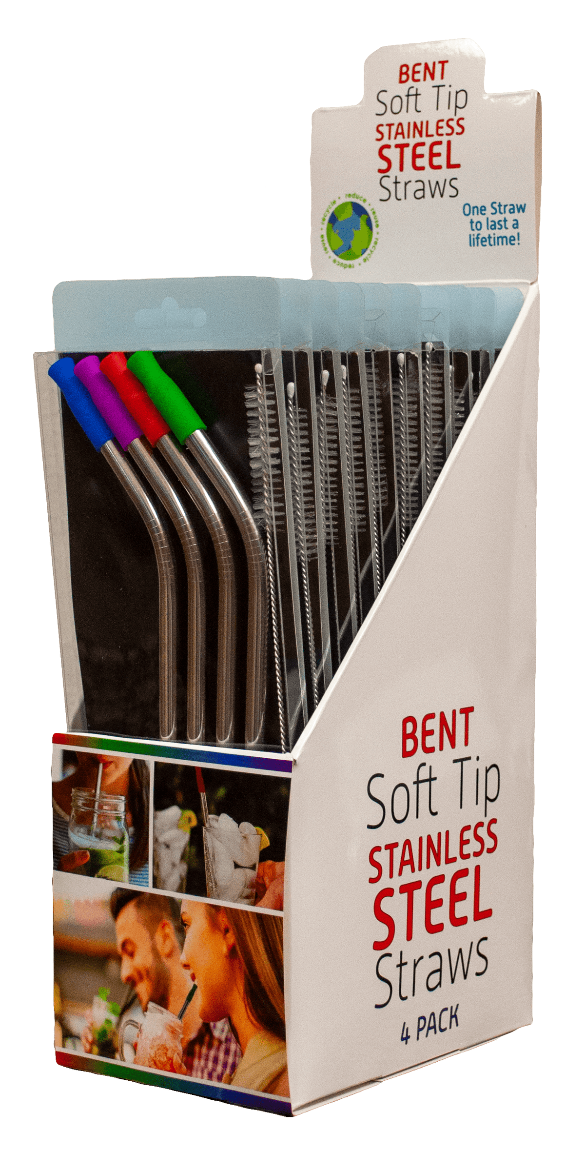 Stainless Steel Bent Straw