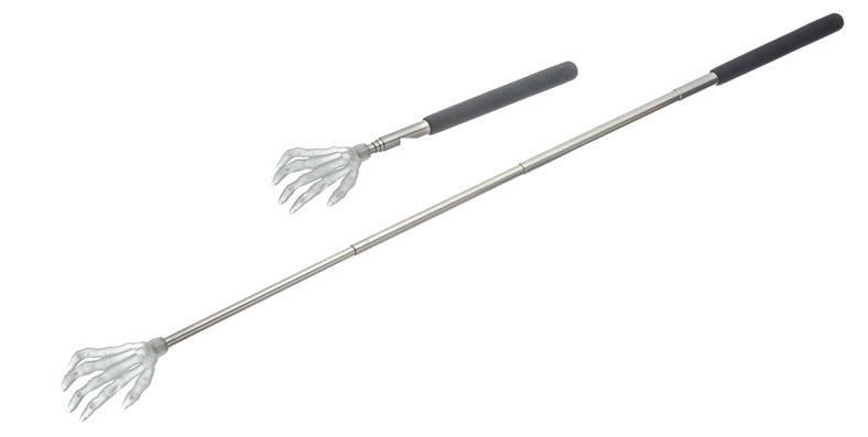 Glow In Dark Claw Telescopic Back Scratcher with Cushion Grip