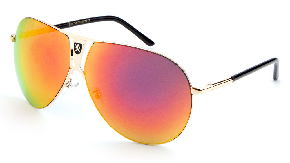 KHAN AVIATOR SUNGLASSES-KH-1086-RCM