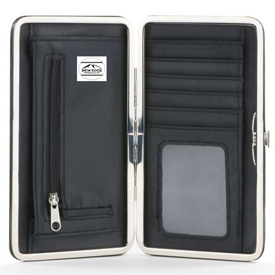 HINGED WALLET - HARRY POTTER I SOLEMNLY SWEAR THAT I AM UP TO NO GOOD BANNER TAN BLACK