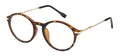 NERD EYEWEAR NERD-1211 TRENDING RETRO ROUND HYBRID FRAME CLEAR LENS FASHION ACCESSORY GLASSES