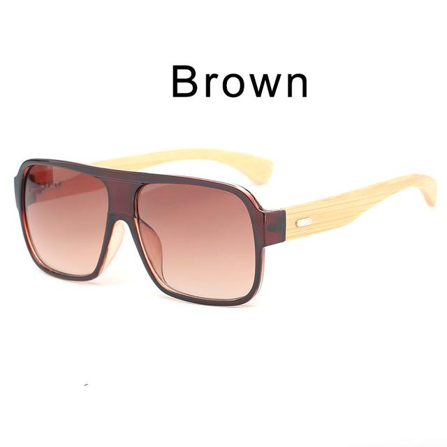 Bamboo sunglasses with case Brands Sunglasses Women Retro