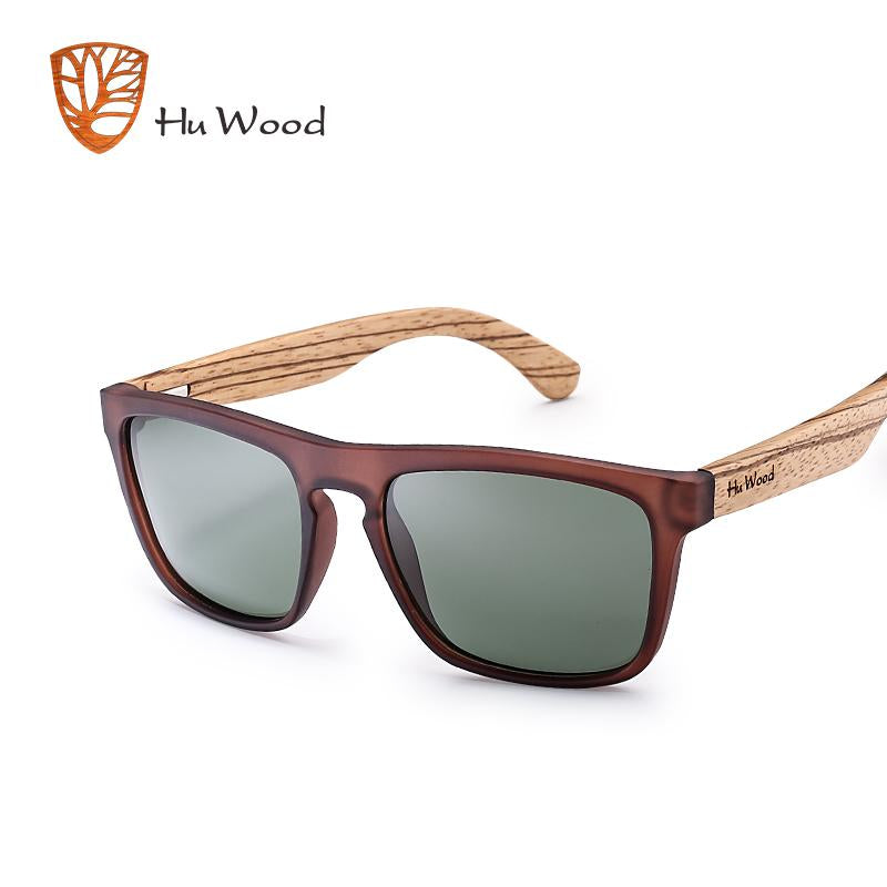 Natural Bamboo Sunglasses for Men Zebra Wood Sun Glasses