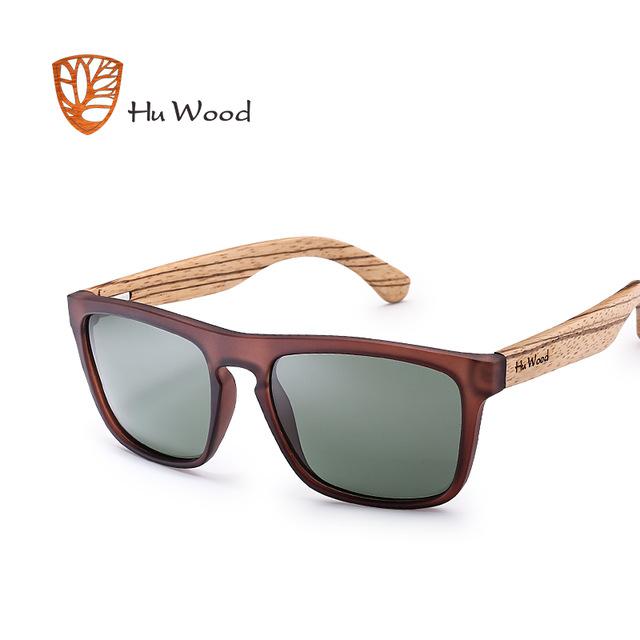 Natural Bamboo Sunglasses for Men Zebra Wood Sun Glasses