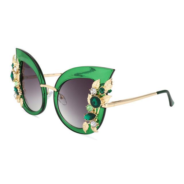 New Cat Eye Sunglasses for Women Luxury Brand Designer Sun Glasses