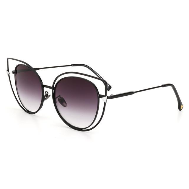 Fashion Women Cat Eye Sunglasses Brand Design Classic UV400 Alloy