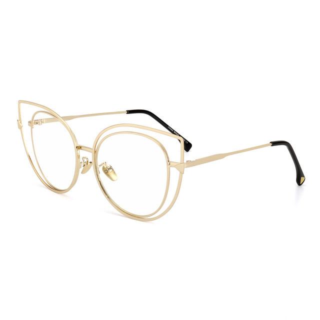 Fashion Women Cat Eye Sunglasses Brand Design Classic UV400 Alloy