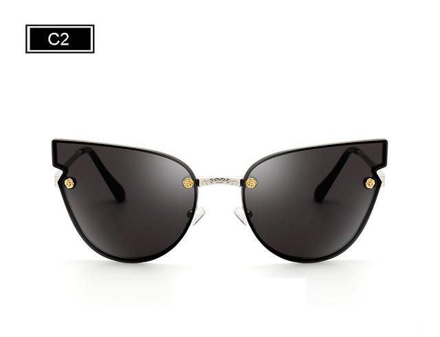 Women Cat Eye Sunglasses Fashion Lady Brand Designer Sunglasses