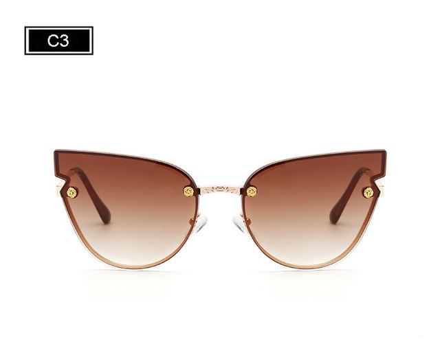 Women Cat Eye Sunglasses Fashion Lady Brand Designer Sunglasses