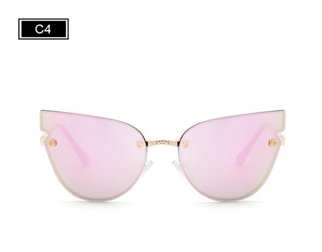 Women Cat Eye Sunglasses Fashion Lady Brand Designer Sunglasses