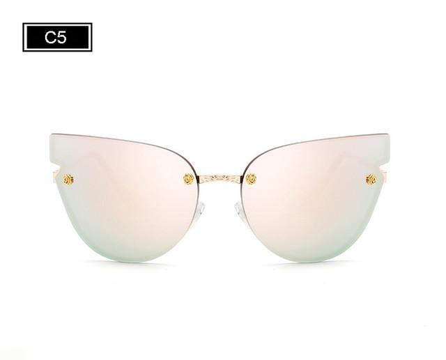 Women Cat Eye Sunglasses Fashion Lady Brand Designer Sunglasses