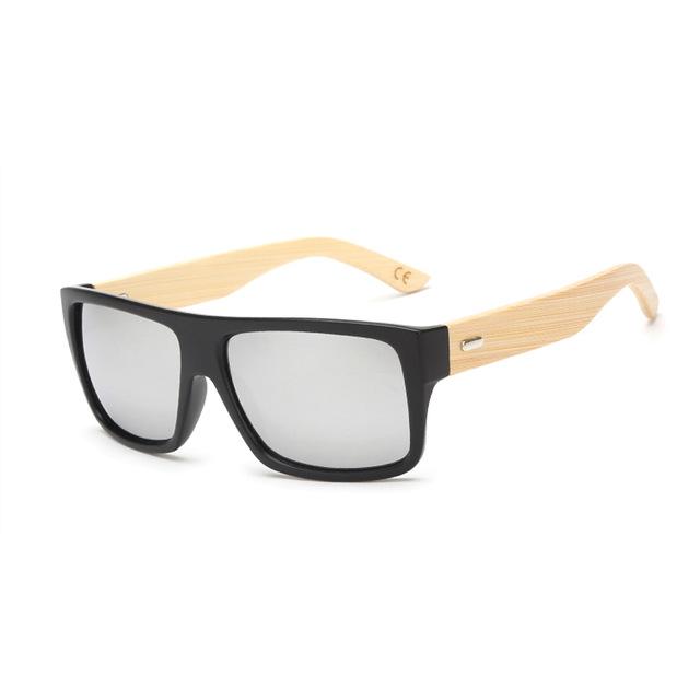 Original Wooden Bamboo Sunglasses Men Women Mirrored UV400 Sun Glasses