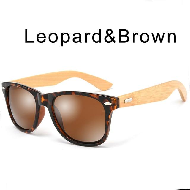 bamboo sunglasses men fashion square sunglasses