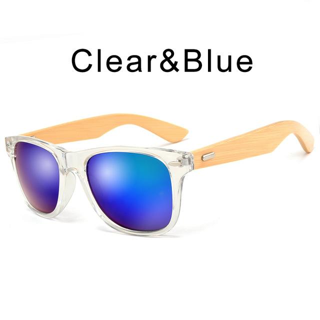 bamboo sunglasses men fashion square sunglasses
